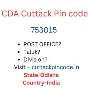 CDA Cuttack Pin code